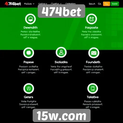 Revisão das funcionalidades do site 474bet